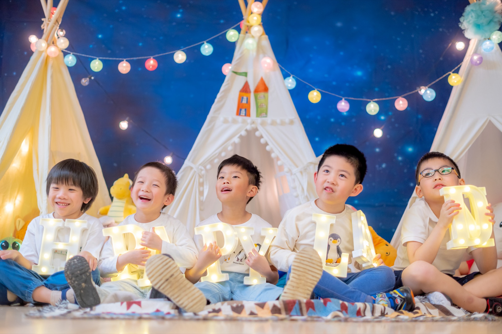 幼兒園畢業照 露營風 便服照