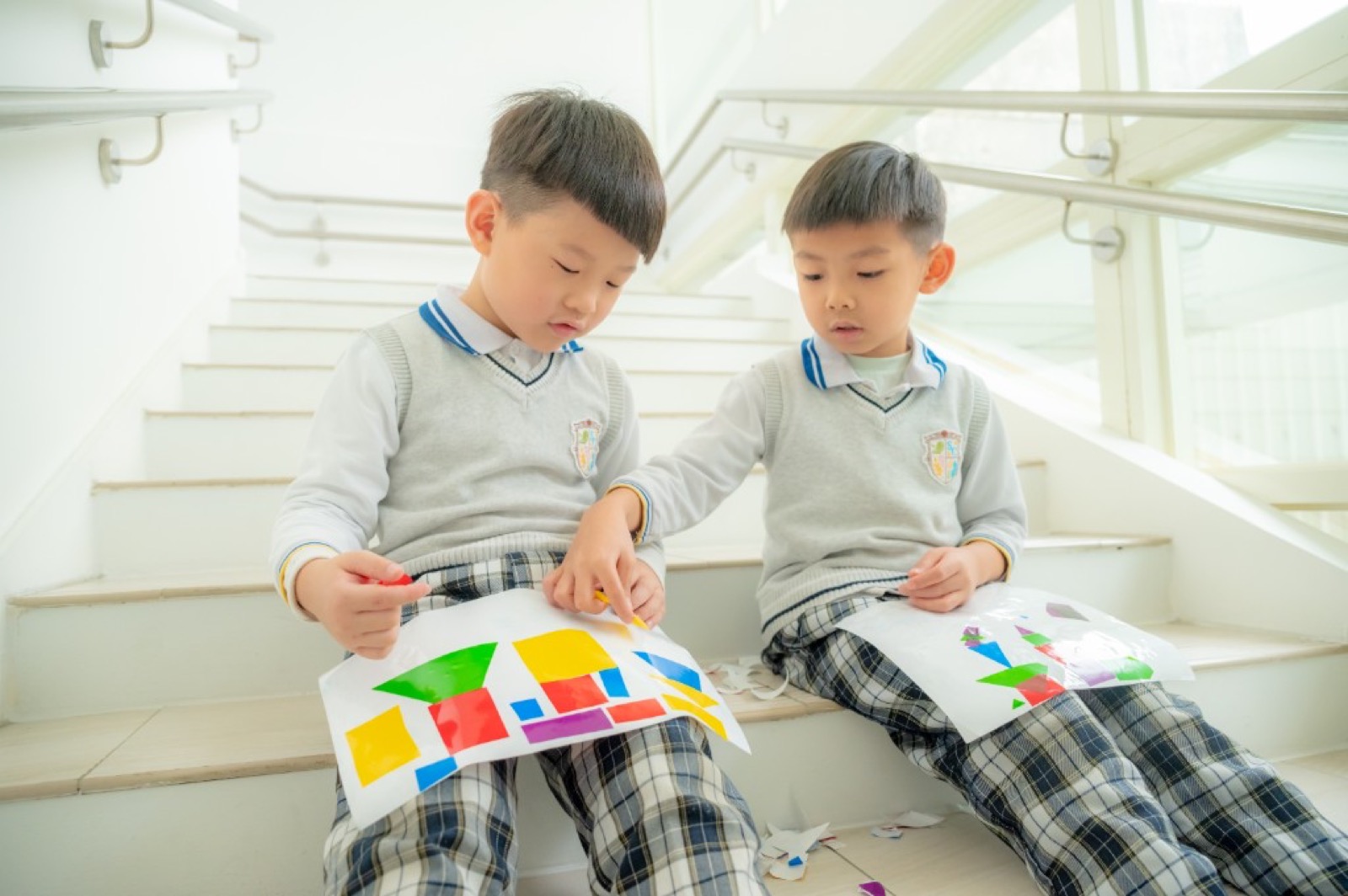 新竹竹科幼兒園畢業照 自然生動互動