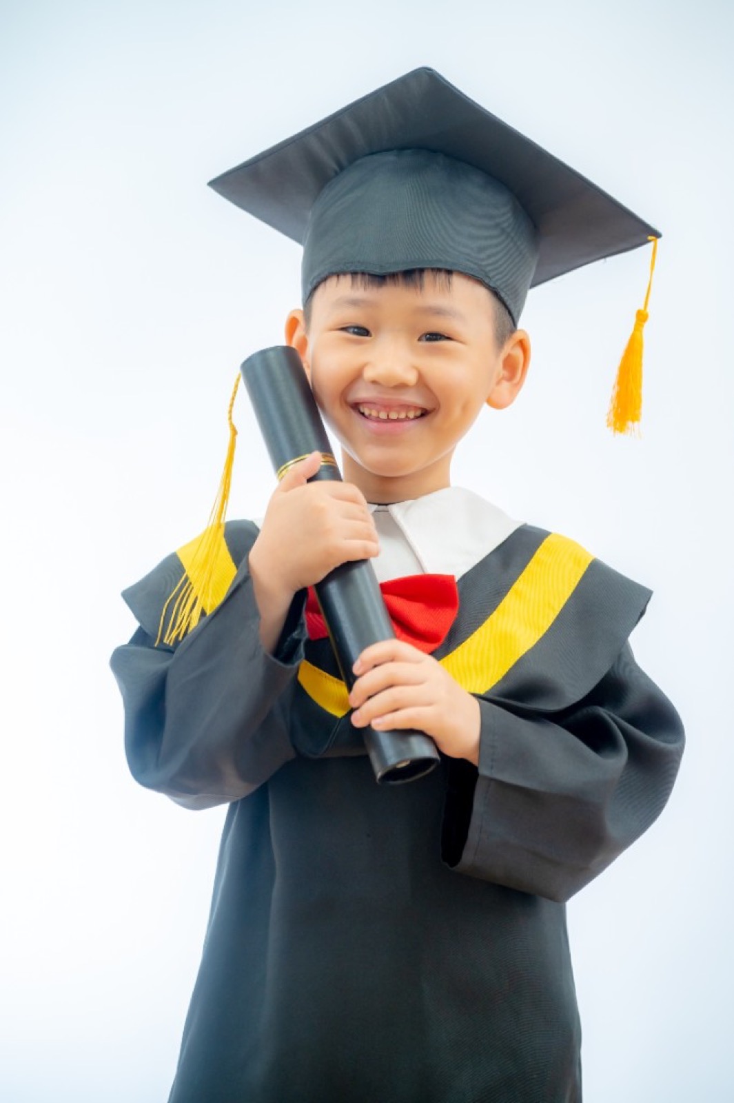 大型校園幼兒園畢業照 自然生動