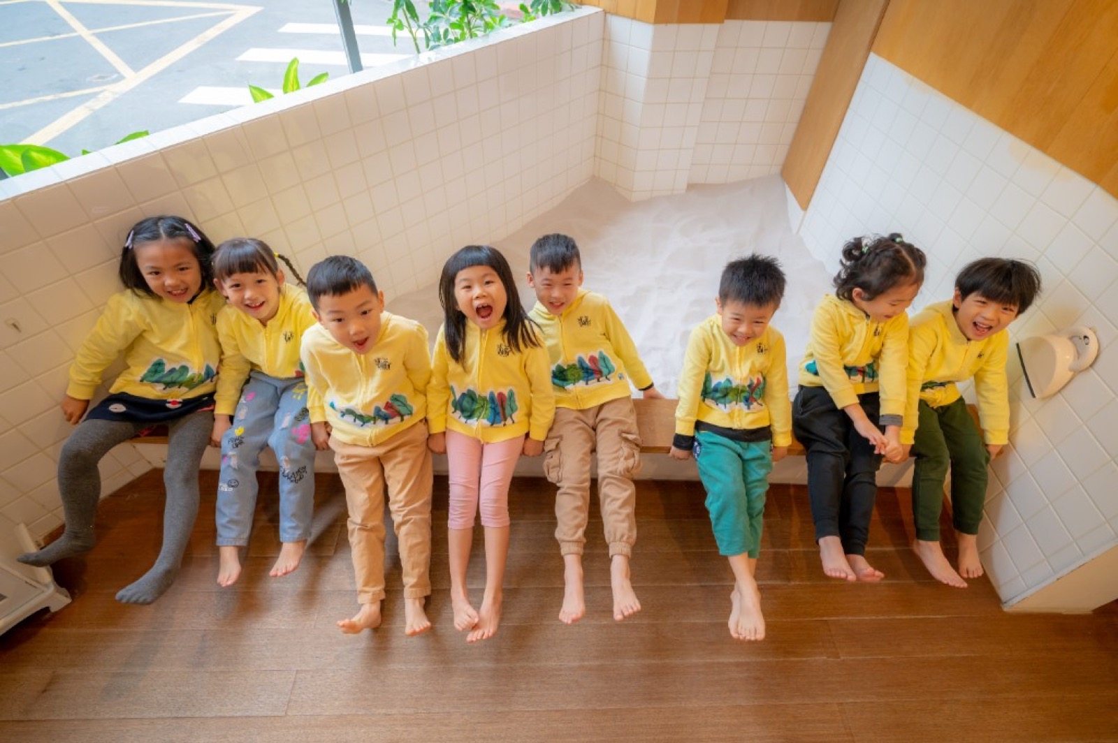 蒙特梭利幼兒園 自然風格畢業照