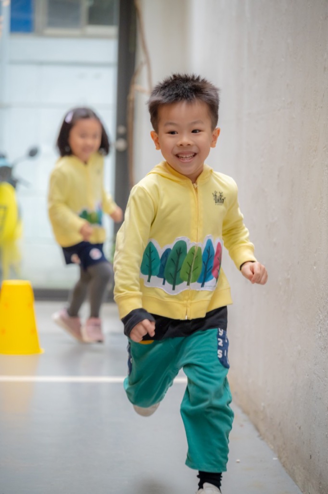 幼兒園畢業照 自然互動