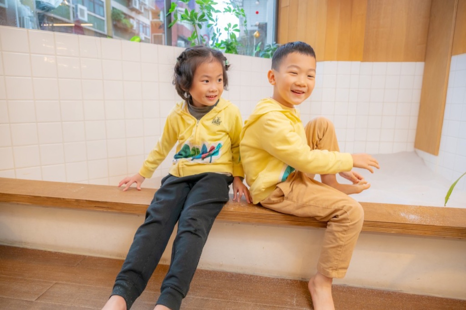 蒙特梭利森林幼兒園畢業照 校園互動