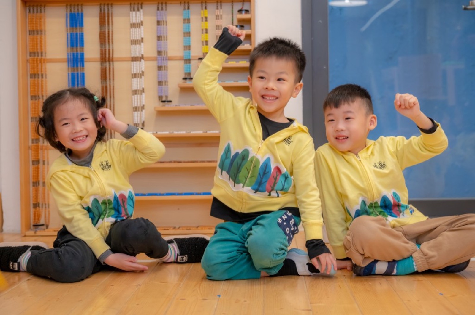 幼兒園畢業照 自然互動