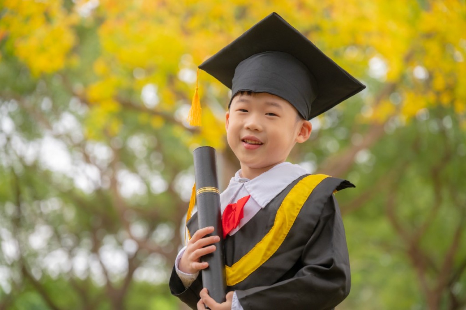 蒙特梭利幼兒園 自然風格畢業照