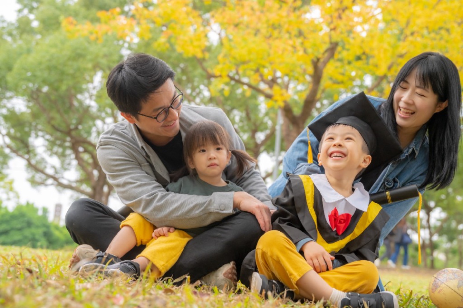 幼兒園親子家庭照 畢業攝影