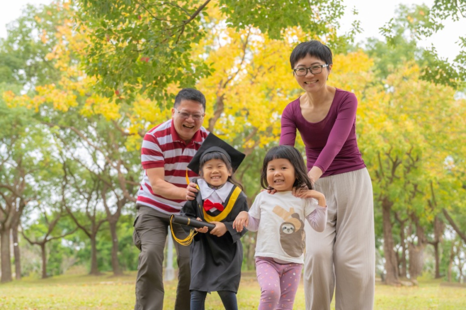 蒙特梭利幼兒園 自然風格畢業照