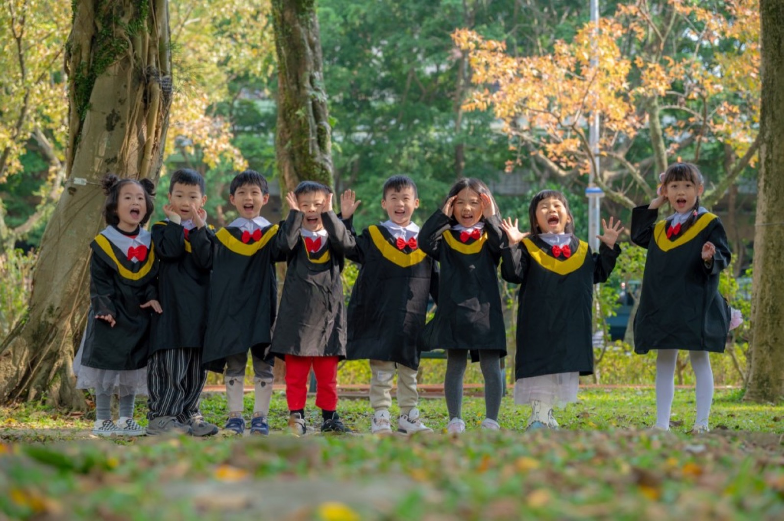 幼兒園畢業照 公園外景拍攝