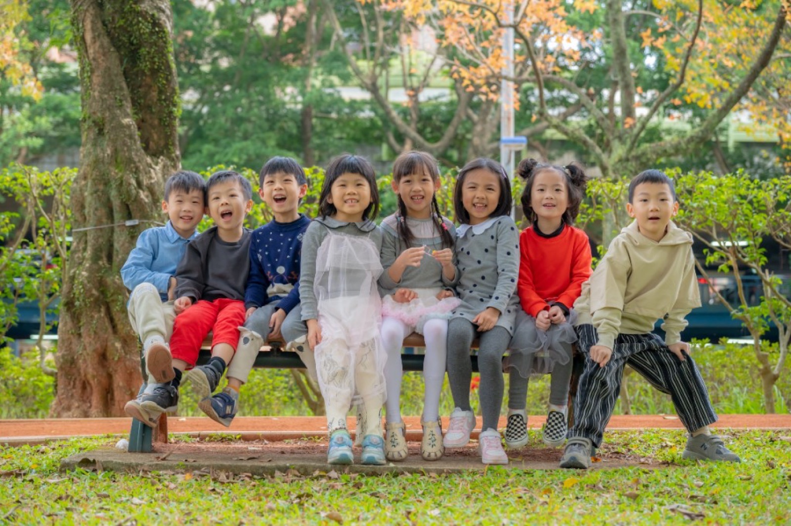 幼兒園畢業照 公園外景拍攝