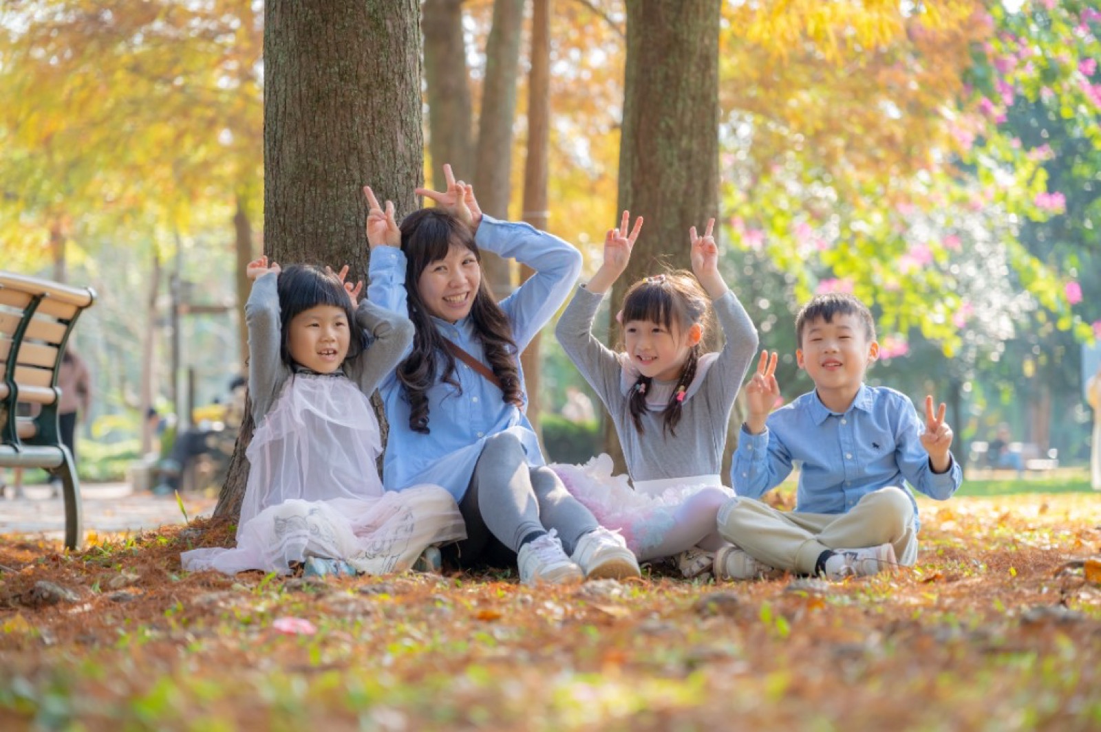 幼兒園畢業照 自然互動