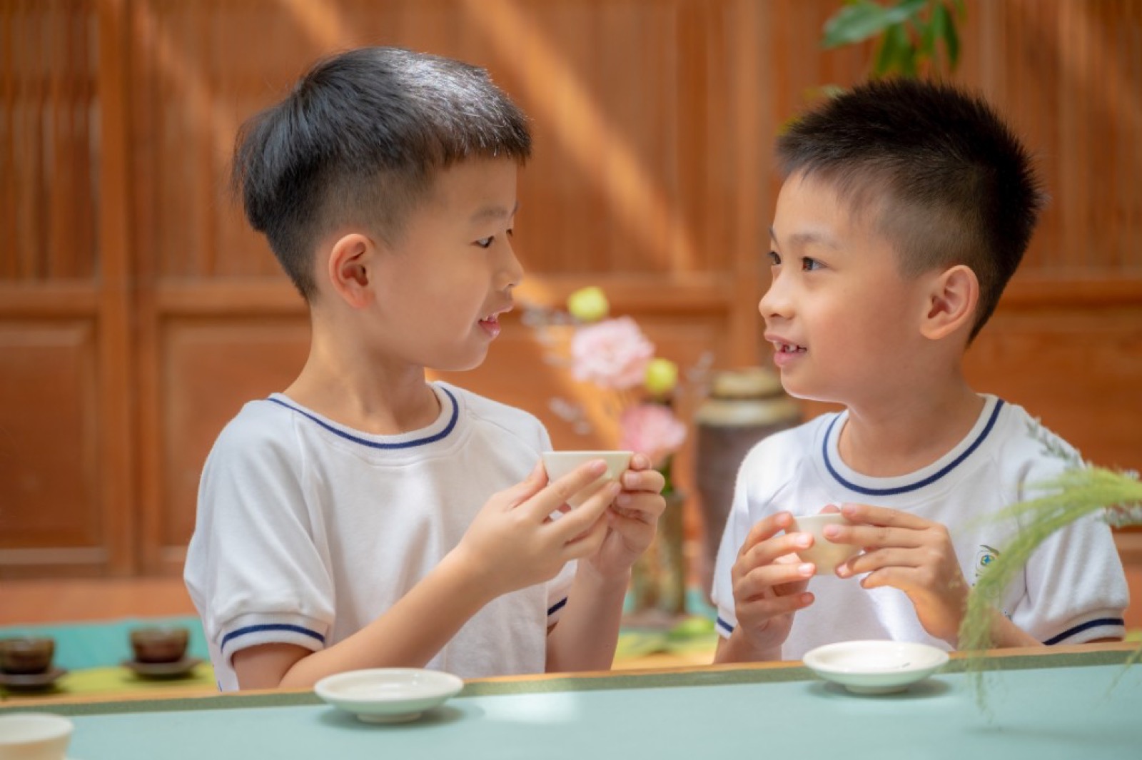 茶道課程 × 綠意校園畢業照 台中