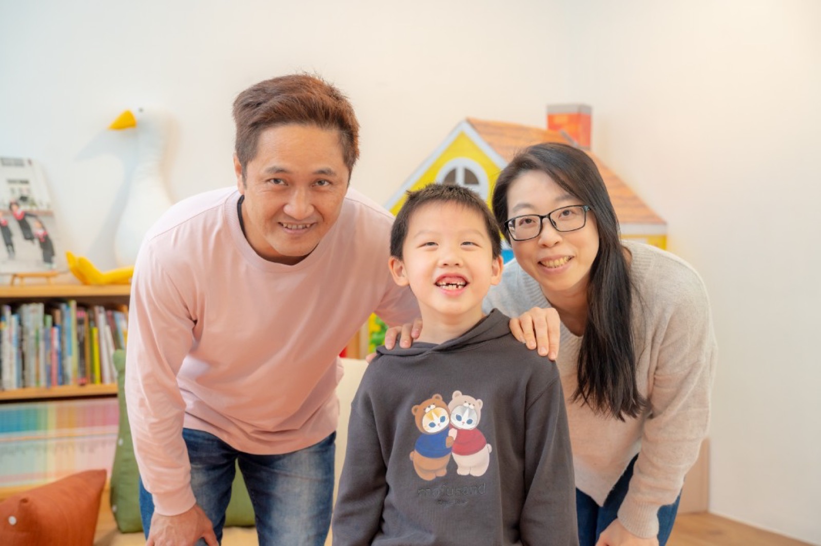 幼兒園攝影 校園情境家庭合影